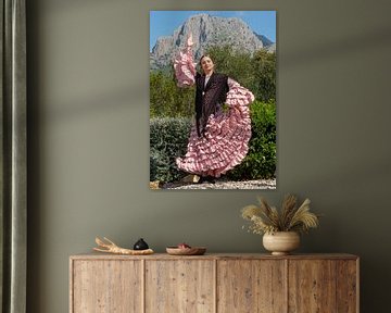 Flamenco in de berge 7 van Peter Laarakker