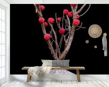 Still life with Japanese dogwood by Klaartje Majoor