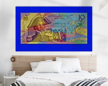 Banknote Haiti JM0230op by Johannes Murat
