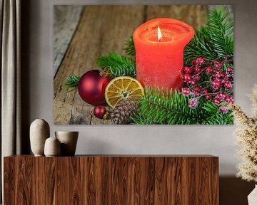 Kerzenlicht in der Advents- und Weihnachtszeit von Alex Winter