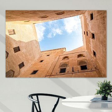 Arabish Fort: Air hole above courtyard