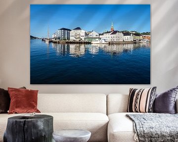 View of the city of Arendal in Norway by Rico Ködder