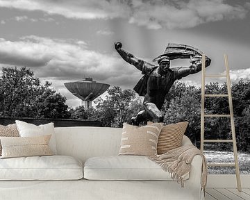 Memento park in Boedapest met communistische beelden