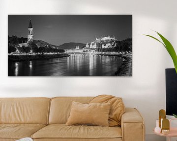 Salzburg in zwart-wit van Henk Meijer Photography