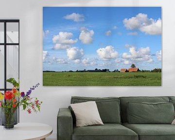 Landschap bij Kollum, Friesland, Nederland van Imladris Images
