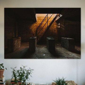 Die orangene Industrie Halle