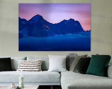 Zonnewendevuur op de Zugspitze van ManfredFotos