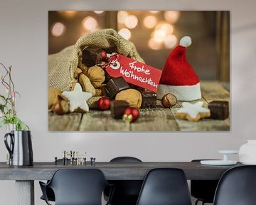 Christmas or Advent food and sweets background by Alex Winter