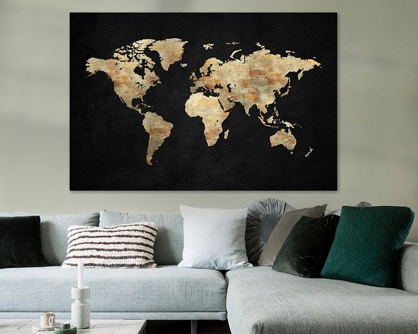 Carte du monde artistique XIII