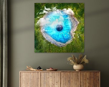 Dream Art XX - Surreal Eye Lake by ArtDesignWorks