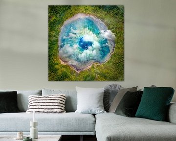 Droomkunst XIX - Surreal Eye Lake van ArtDesignWorks