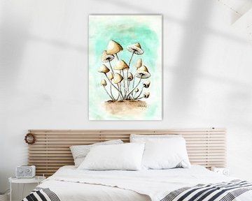 Mushrooms by Sandra Steinke