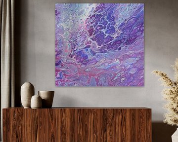 Purple Pour by Monique van Kipshagen - Heartwarming Arts