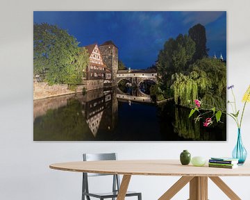 Wasserturm und Henkersteg in Nürnberg von Rainer Pickhard