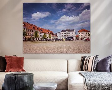 Altstadt mit Markt von Dippoldiswalde in Sachsen von Animaflora PicsStock