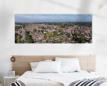 Aerial panorama of Cadier en Keer in South Limburg by John Kreukniet