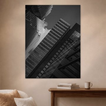 Buildings at the Zuidas in Amsterdam