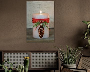Traditional Advent candle by Alex Winter