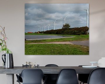 Windkraftanlagen in der Landwirtschaft in Petten (Nordholland) von JGL Market