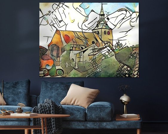 Example of the artwork in a room