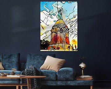 Kandinsky ontmoet...Hermann Monument van zam art