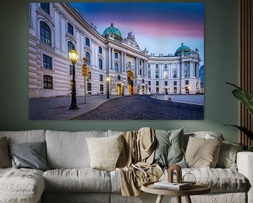 Hofburg in Vienna seen from Michaelerplatz (Michaeler square)