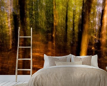 Wald mit Kamera gemalt