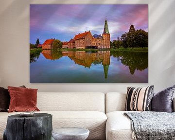 Raesfeld Castle at sunset, Germany by Adelheid Smitt