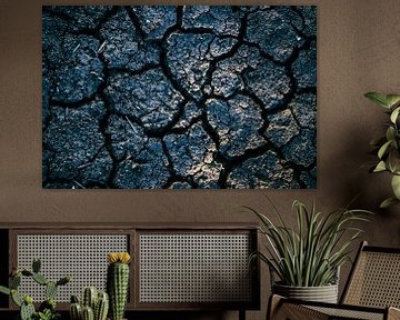 Cracked earth by dehydration by Fotografiecor .nl