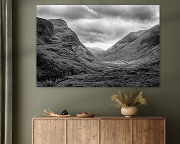 Blick auf Glencoe, Schottland von Johan Zwarthoed