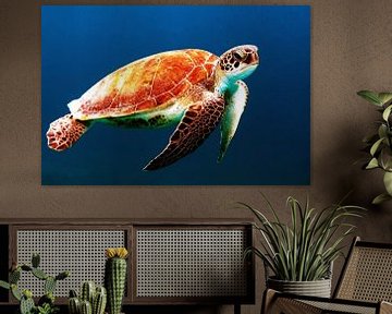 Turtle by Walljar