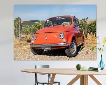 Fiat 500 in vineyard (2) by Jolanda van Eek en Ron de Jong