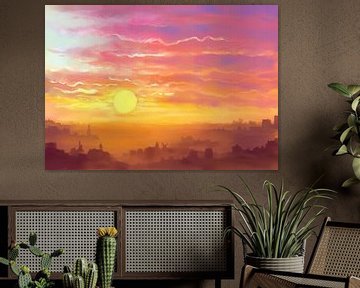 Où le soleil se couche sur Petra van Berkum