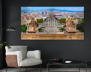 Placa De Espanya, Barcelona. van Yevgen Belich