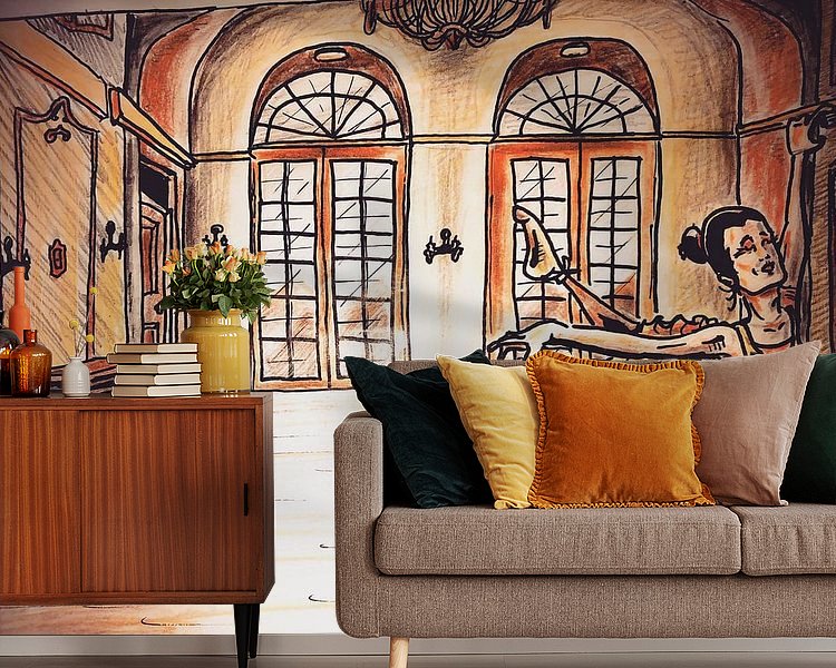 Example of the artwork in a room