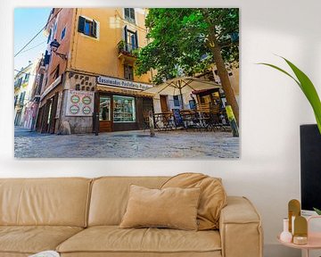 View of traditional Bakery and pastry shop at the old town of Palma de Majorca by Alex Winter