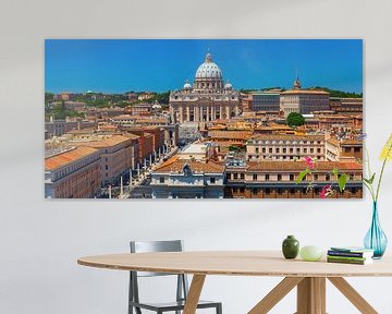 Saint Peter's Square and Vatican aerial view by Yevgen Belich