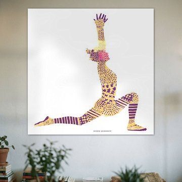 Halbmondförmiger Ausfallschritt