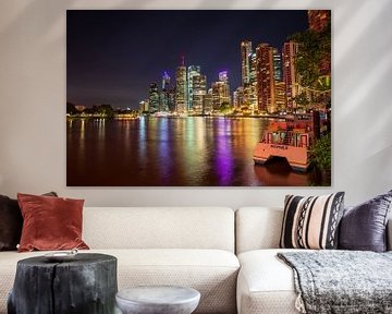 Skyline von Brisbane von Marcel Saarloos