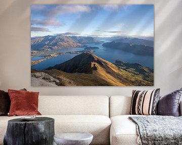 Roys Peak at sunrise by Marcel Saarloos