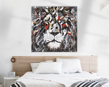 Le Lion Gladiateur sur Kathleen Artist Fine Art