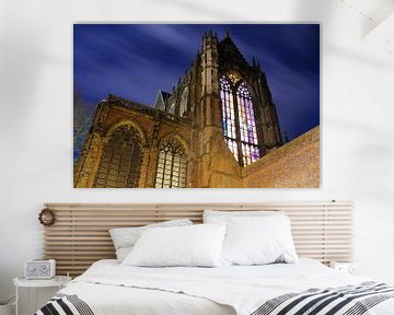 Domkirche in Utrecht vom Domplein aus gesehen von Donker Utrecht