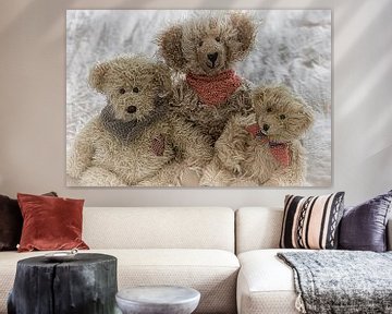 Drie teddybeer vriendjes van Kirsten Warner