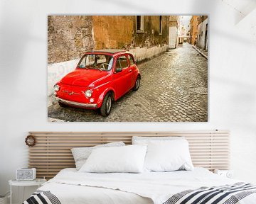 Fiat 500 bestellen Bilder Art & auf | Poster Heroes Leinwand