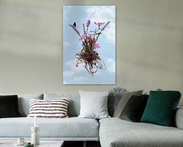 Flowers in the sky II by Klaartje Majoor