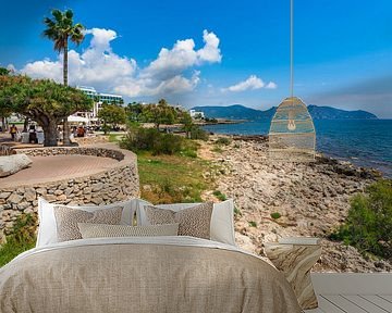 Blick auf den Ferienort Cala Millor auf der Insel Mallorca, Spanien, Mittelmeer von Alex Winter