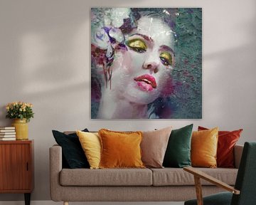 I Love The Flower Girl van Gisela - Art for you
