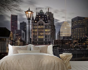 Straatbeeld in herfstsfeer