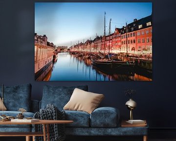 Nacht in Kopenhagen von Sonny Vermeer