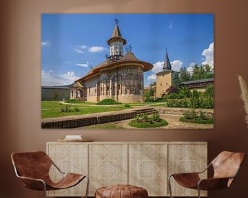 Monastère de Sucevita en Bucovine sur Antwan Janssen